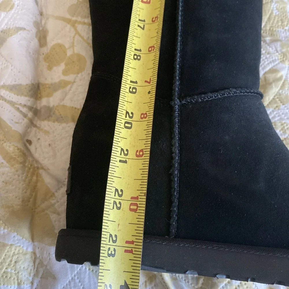 UGG Classic Femme Over-the-Knee Size 8 Women's Boot - Black New In Original Box